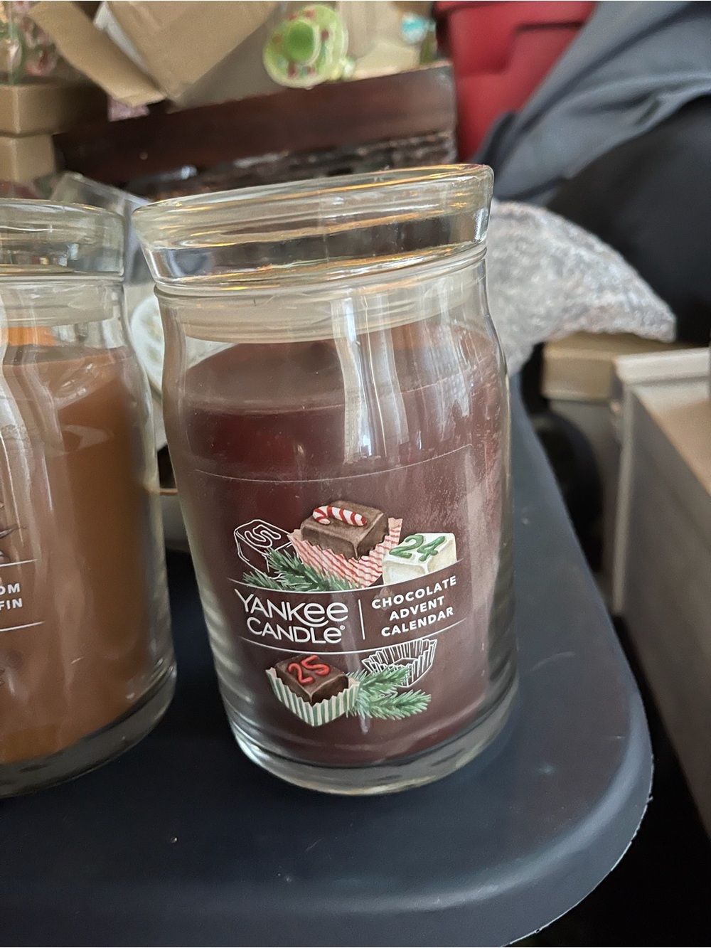 Yankee Candle Chocolate Jar Candle - Dark Brown